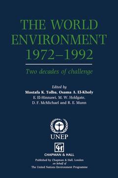 Cover of the book The World Environment 1972-1992