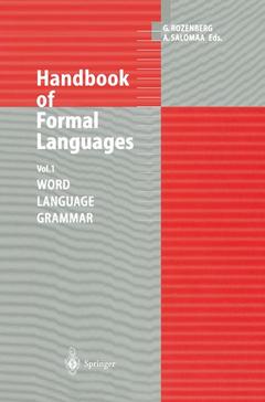Couverture de l’ouvrage Handbook of Formal Languages