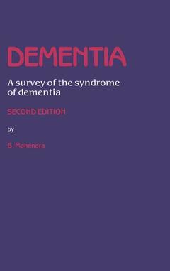 Couverture de l’ouvrage Dementia