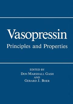 Couverture de l’ouvrage Vasopressin