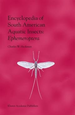 Couverture de l’ouvrage Encyclopedia of South American Aquatic Insects: Ephemeroptera