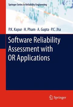 Couverture de l’ouvrage Software Reliability Assessment with OR Applications