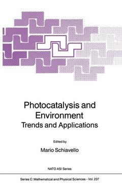 Couverture de l’ouvrage Photocatalysis and Environment