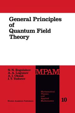 Couverture de l’ouvrage General Principles of Quantum Field Theory