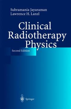 Couverture de l’ouvrage Clinical Radiotherapy Physics