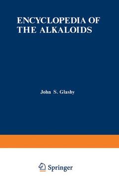 Couverture de l’ouvrage Encyclopedia of the Alkaloids