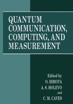 Couverture de l’ouvrage Quantum Communication, Computing, and Measurement