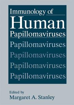 Couverture de l’ouvrage Immunology of Human Papillomaviruses