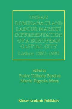 Couverture de l’ouvrage Urban Dominance and Labour Market Differentiation of a European Capital City