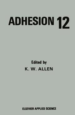 Couverture de l’ouvrage Adhesion 12