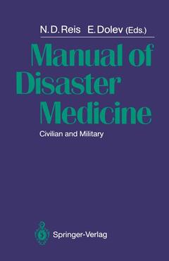 Couverture de l’ouvrage Manual of Disaster Medicine