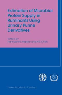 Cover of the book Estimation of Microbial Protein Supply in Ruminants Using Urinary Purine Derivatives