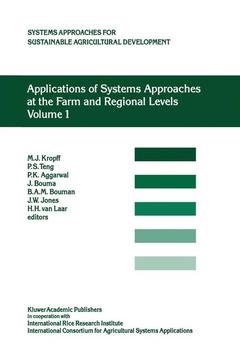 Cover of the book Applications of Systems Approaches at the Farm and Regional Levels