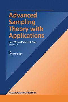 Couverture de l’ouvrage Advanced Sampling Theory with Applications