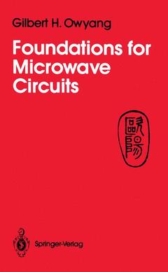Couverture de l’ouvrage Foundations for Microwave Circuits