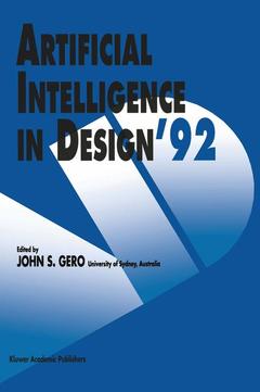 Cover of the book Artificial Intelligence in Design '92