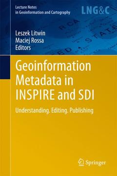 Couverture de l’ouvrage Geoinformation Metadata in INSPIRE and SDI