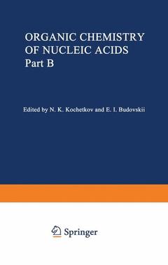 Couverture de l’ouvrage Organic Chemistry of Nucleic Acids
