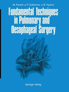 Couverture de l’ouvrage Fundamental Techniques in Pulmonary and Oesophageal Surgery