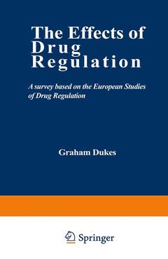 Couverture de l’ouvrage The Effects of Drug Regulation