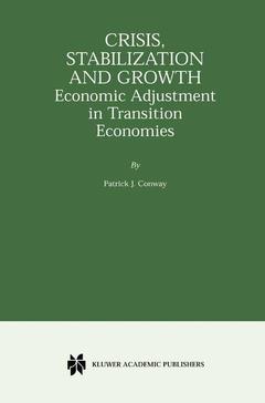 Couverture de l’ouvrage Crisis, Stabilization and Growth
