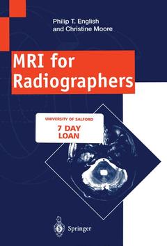 Couverture de l’ouvrage MRI for Radiographers