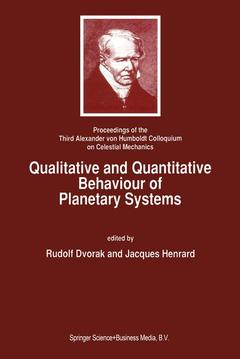 Cover of the book Qualitative and Quantitative Behaviour of Planetary Systems
