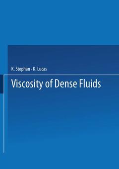 Couverture de l’ouvrage Viscosity of Dense Fluids