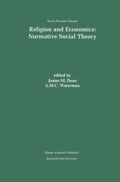 Cover of the book Religion and Economics: Normative Social Theory
