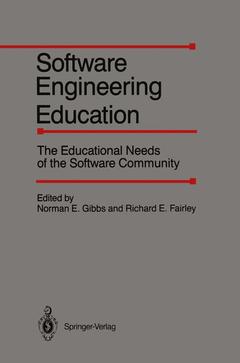 Couverture de l’ouvrage Software Engineering Education