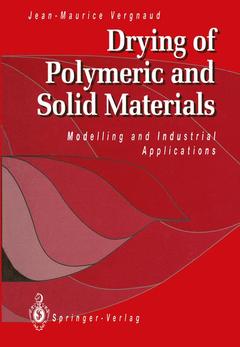 Couverture de l’ouvrage Drying of Polymeric and Solid Materials