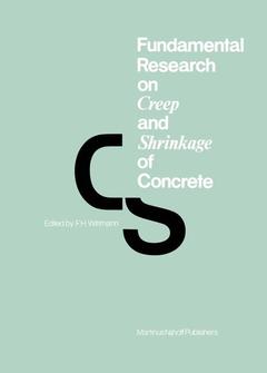 Couverture de l’ouvrage Fundamental Research on Creep and Shrinkage of Concrete