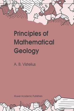 Couverture de l’ouvrage Principles of Mathematical Geology