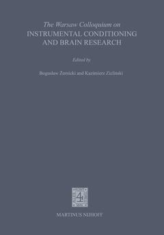 Couverture de l’ouvrage The Warsaw Colloquium on Instrumental Conditioning and Brain Research