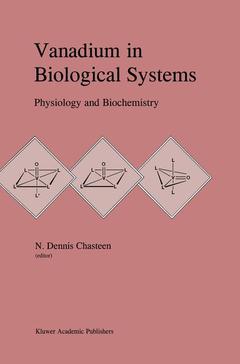 Couverture de l’ouvrage Vanadium in Biological Systems