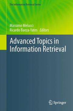 Couverture de l’ouvrage Advanced Topics in Information Retrieval