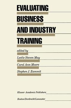 Couverture de l’ouvrage Evaluating Business and Industry Training