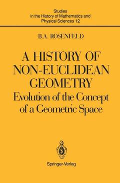 Couverture de l’ouvrage A History of Non-Euclidean Geometry