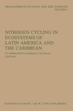 Couverture de l’ouvrage Nitrogen Cycling in Ecosystems of Latin America and the Caribbean