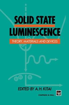 Couverture de l’ouvrage Solid State Luminescence