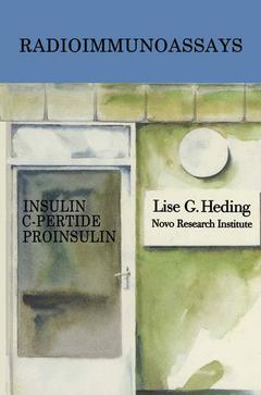 Couverture de l’ouvrage Radioimmunoassays for Insulin, C-Peptide and Proinsulin