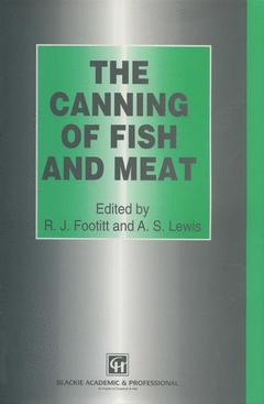 Couverture de l’ouvrage The Canning of Fish and Meat