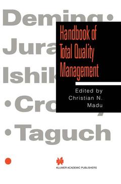 Couverture de l’ouvrage Handbook of Total Quality Management