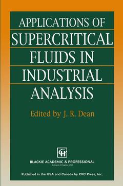 Cover of the book Applications of Supercritical Fluids in Industrial Analysis