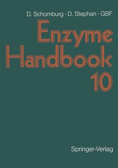 Couverture de l’ouvrage Enzyme Handbook 10