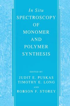 Cover of the book In Situ Spectroscopy of Monomer and Polymer Synthesis