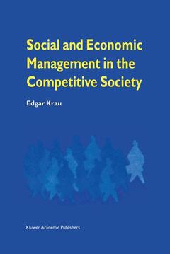 Cover of the book Social and Economic Management in the Competitive Society