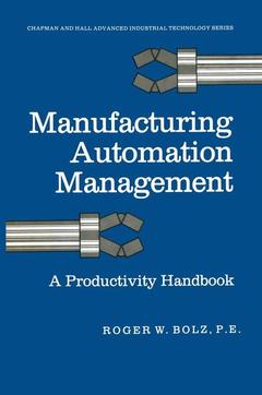 Couverture de l’ouvrage Manufacturing Automation Management