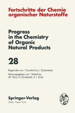 Cover of the book Fortschritte der Chemie Organischer Naturstoffe / Progress in the Chemistry of Organic Natural Products