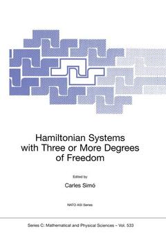 Cover of the book Hamiltonian Systems with Three or More Degrees of Freedom
